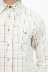 Vivienne Westwood Cream & Multicolour Plaid Shirt