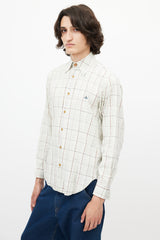 Vivienne Westwood Cream & Multicolour Plaid Shirt