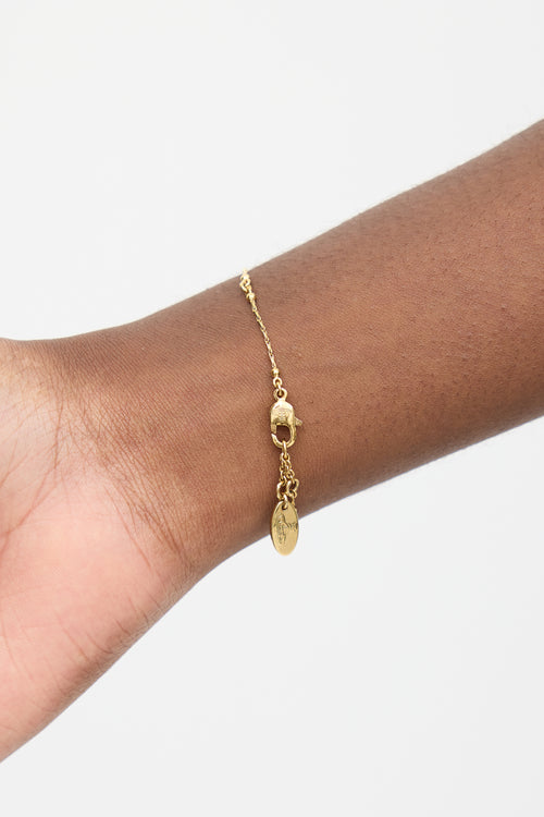 Vivienne Westwood Gold & Multi Enamel Orb Bracelet