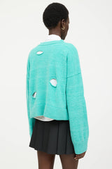 Vivienne Westwood Wool Knit Cut Out Cardigan