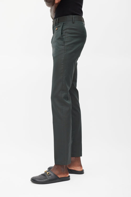 Vivienne Westwood Green Iridescent Trouser
