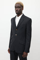 Vivienne Westwood Grey & Blue Wool Two Piece Suit