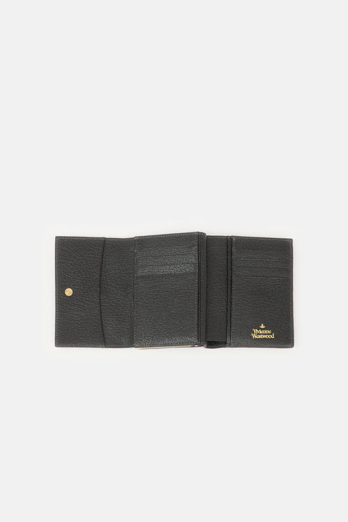 Vivienne Westwood Leather Trifold Orb Wallet
