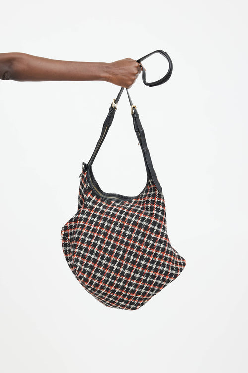 Vivienne Westwood Plaid Asymmetrical Bag
