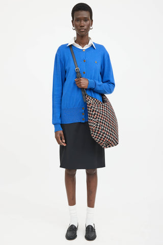 Vivienne Westwood Plaid Asymmetrical Bag
