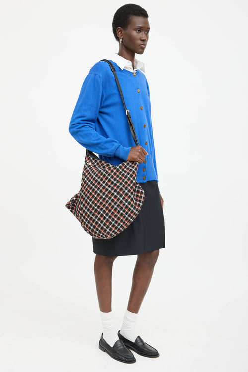 Vivienne Westwood Plaid Asymmetrical Bag