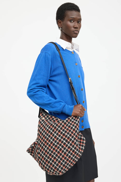 Vivienne Westwood Plaid Asymmetrical Bag