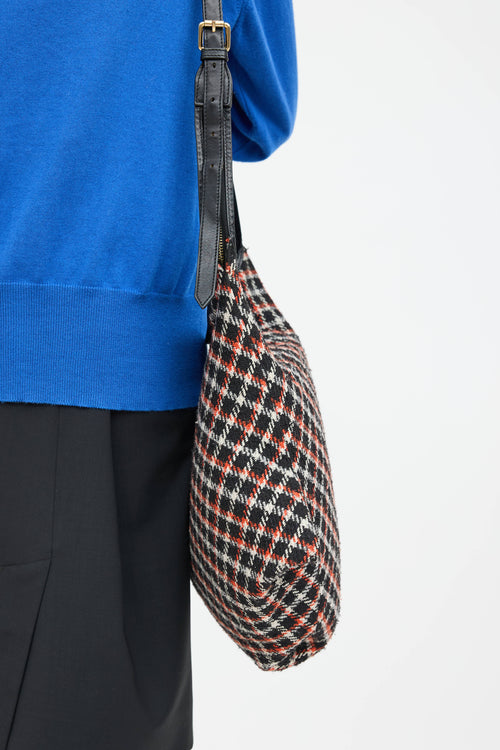 Vivienne Westwood Plaid Asymmetrical Bag