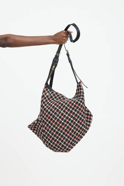 Vivienne Westwood Plaid Asymmetrical Bag
