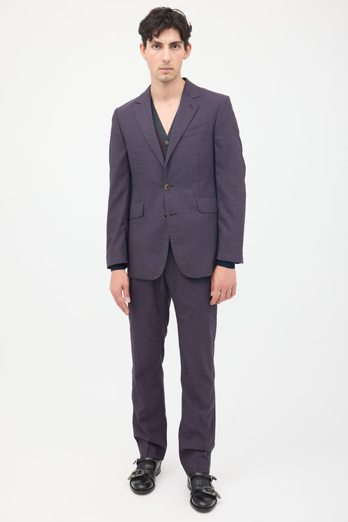 Vivienne Westwood Purple Tailored Pant Suit