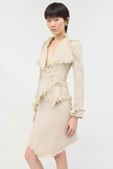 Vivienne Westwood SS 1998 Linen Fringe Set