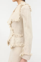 Vivienne Westwood SS 1998 Linen Fringe Set