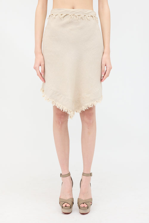 Vivienne Westwood SS 1998 Linen Fringe Set
