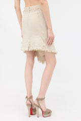 Vivienne Westwood SS 1998 Linen Fringe Set