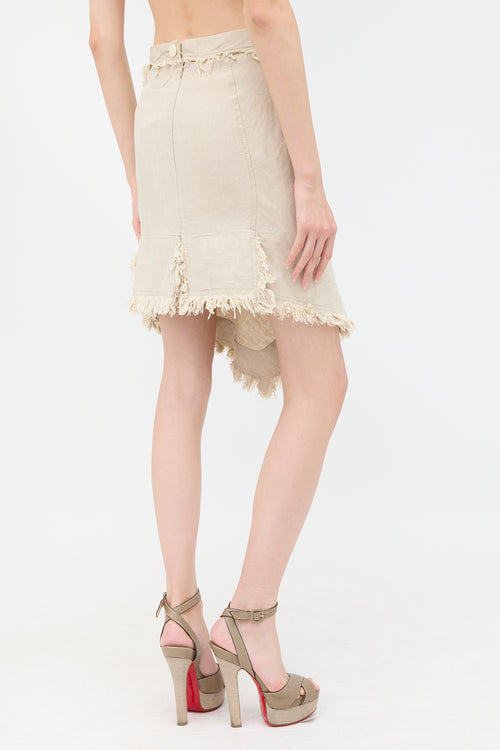 Vivienne Westwood SS 1998 Linen Fringe Set