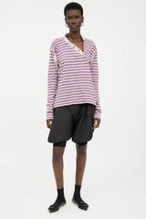 Vivienne Westwood Asymmetrical Striped  Top