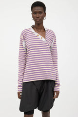 Vivienne Westwood Asymmetrical Striped  Top