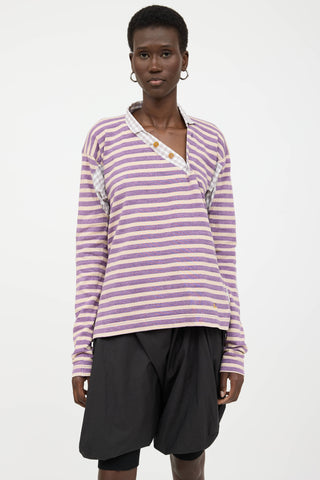 Vivienne Westwood Asymmetrical Striped  Top