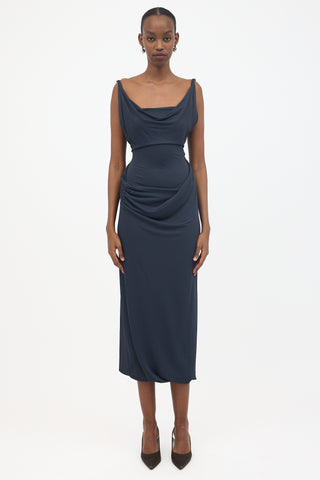 Vivienne Westwood Vintage Wool Draped Dress