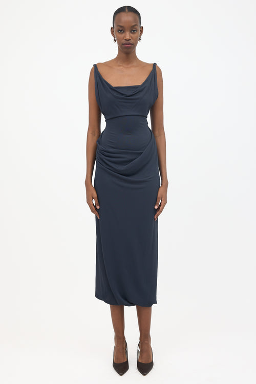 Vivienne Westwood Vintage Wool Draped Dress