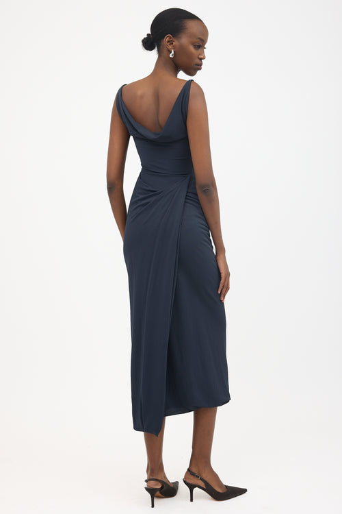 Vivienne Westwood Vintage Wool Draped Dress