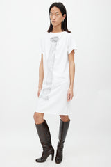 Vivienne Westwood White & Black Column T-Shirt Dress