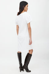Vivienne Westwood White & Black Column T-Shirt Dress