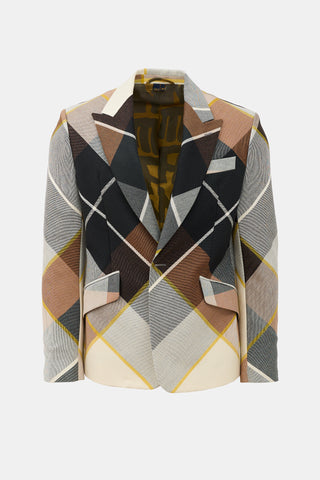 Vivienne Westwood Wool Check Blazer