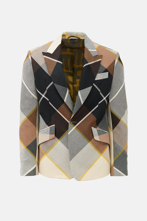Vivienne Westwood Wool Check Blazer