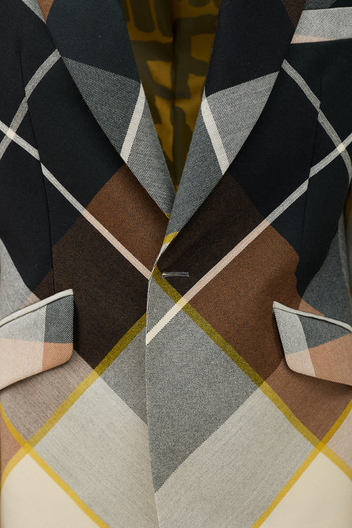 Vivienne Westwood Wool Check Blazer