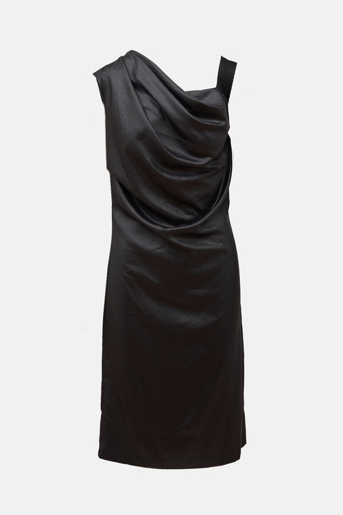 Vivienne Westwood Anglomania Asymmetrical Draped Dress