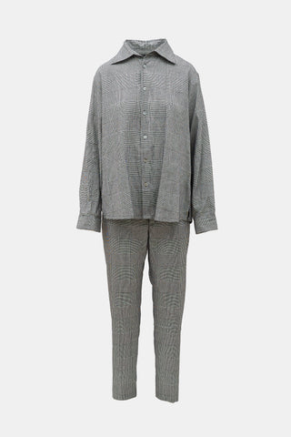 Vivienne Westwood Anglomania Linen Check Set