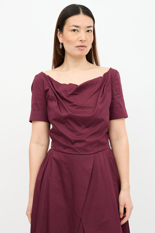Vivienne Westwood Anglomania Draped Dress