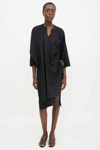 Vivienne Westwood Anglomania Draped Mini Dress