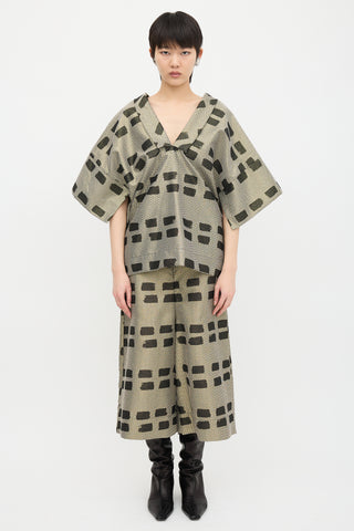 Vivienne Westwood Anglomania Metallic Jacquard Set