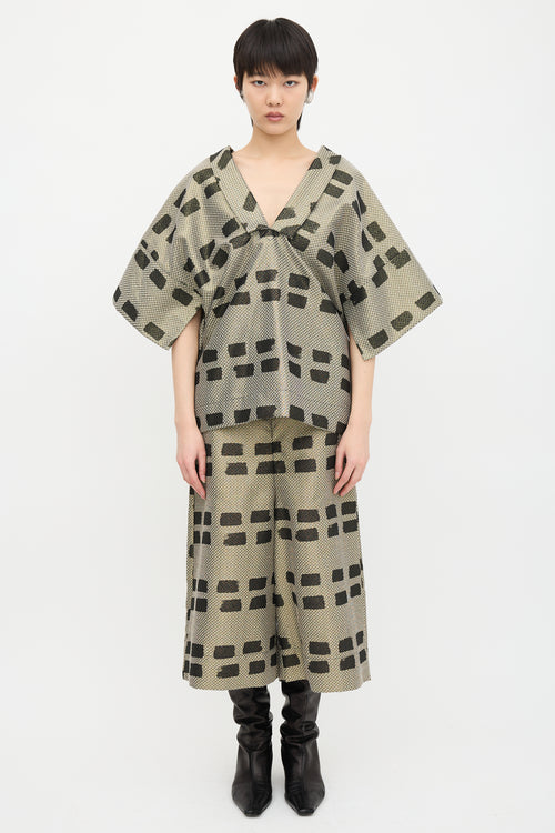 Vivienne Westwood Anglomania Metallic Jacquard Set