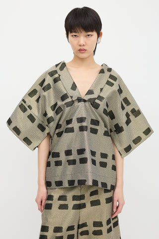 Vivienne Westwood Anglomania Metallic Jacquard Set