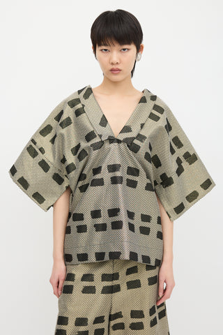 Vivienne Westwood Anglomania Metallic Jacquard Set