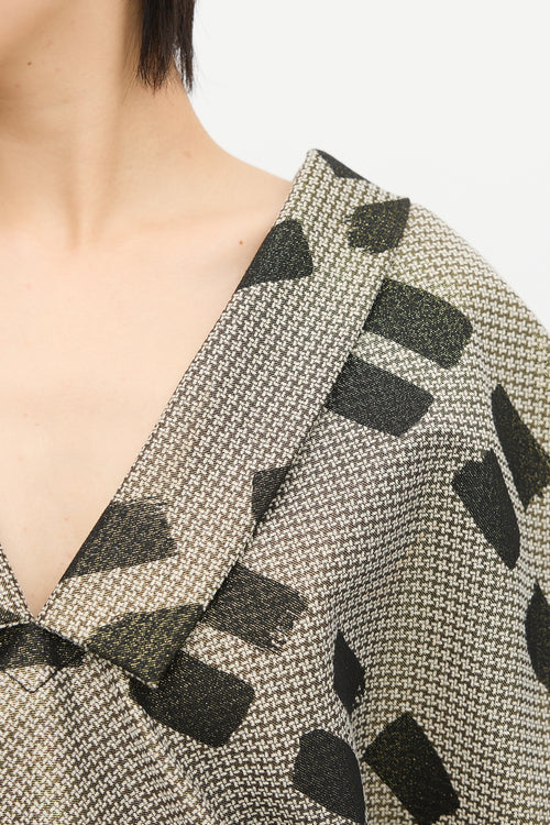 Vivienne Westwood Anglomania Metallic Jacquard Set