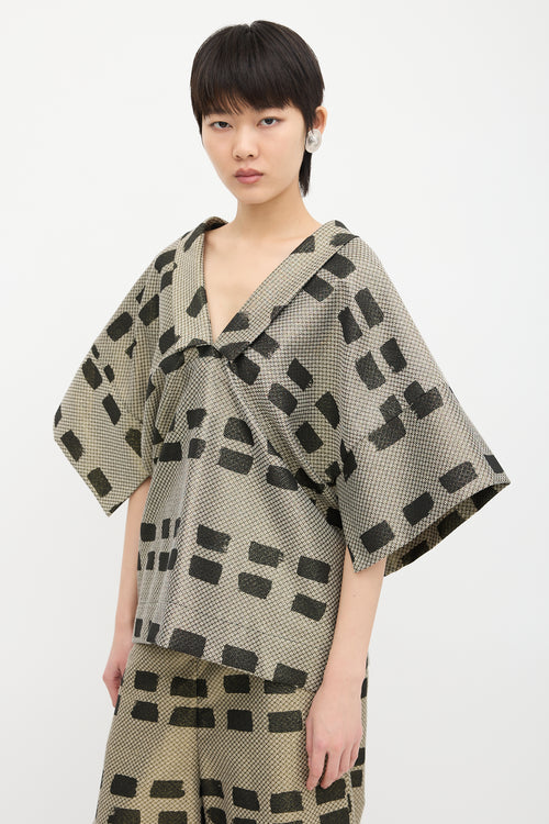 Vivienne Westwood Anglomania Metallic Jacquard Set