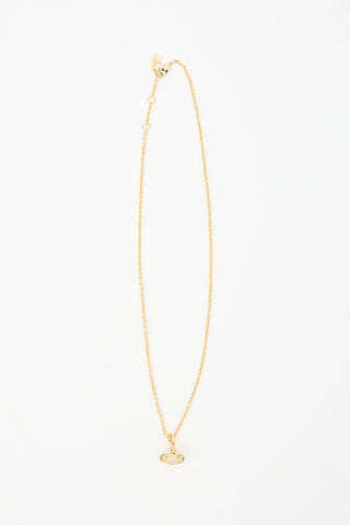 Vivienne Westwood Embellished Small Orb Necklace