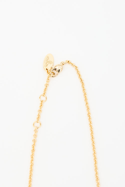 Vivienne Westwood Embellished Small Orb Necklace