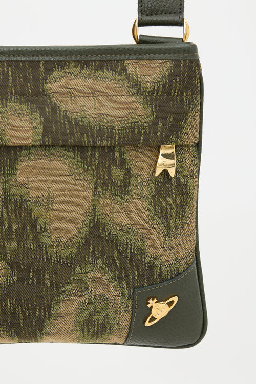 Vivienne Westwood Jacquard Orb Pouch Bag