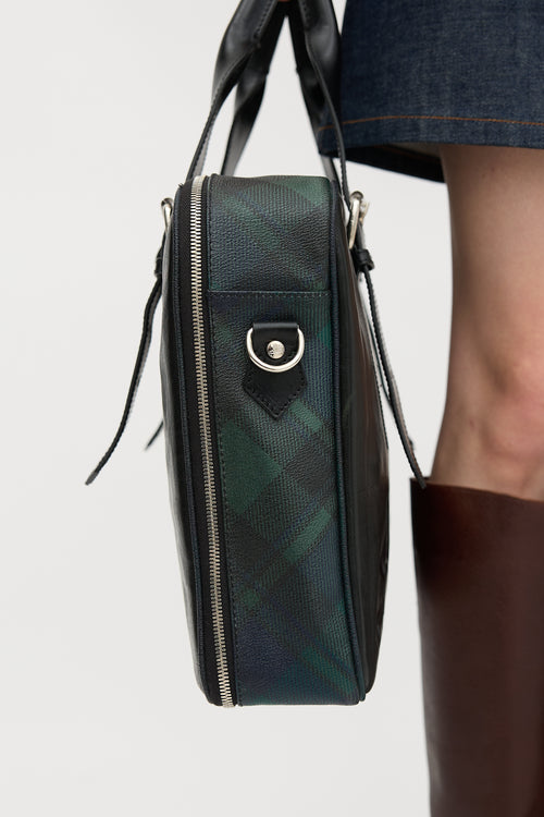 Vivienne Westwood Leather Orb Printed Briefcase