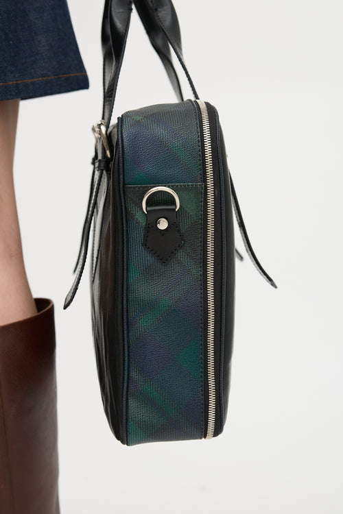 Vivienne Westwood Leather Orb Printed Briefcase