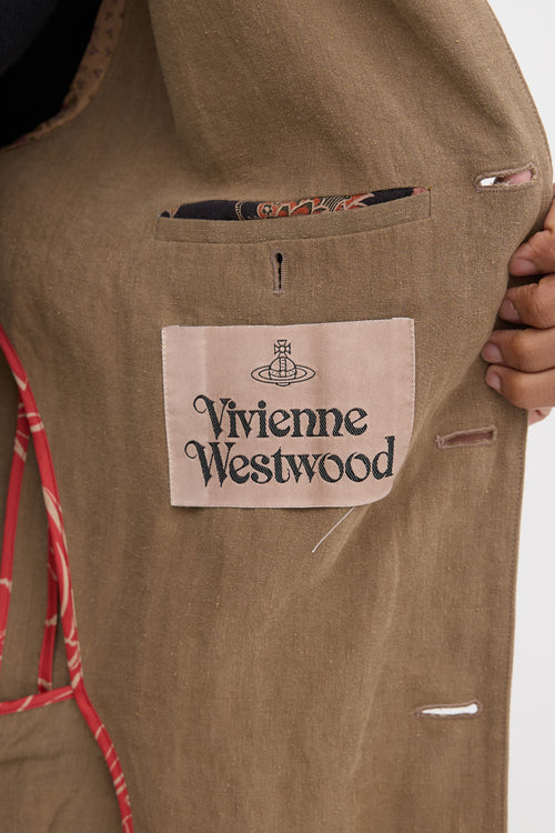 Vivienne Westwood Linen Wreck Blazer