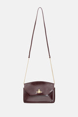 Vivienne Westwood Polished Leather Orb Clutch