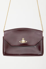 Vivienne Westwood Polished Leather Orb Clutch