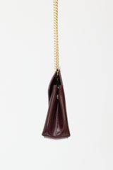 Vivienne Westwood Polished Leather Orb Clutch