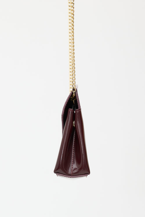 Vivienne Westwood Polished Leather Orb Clutch